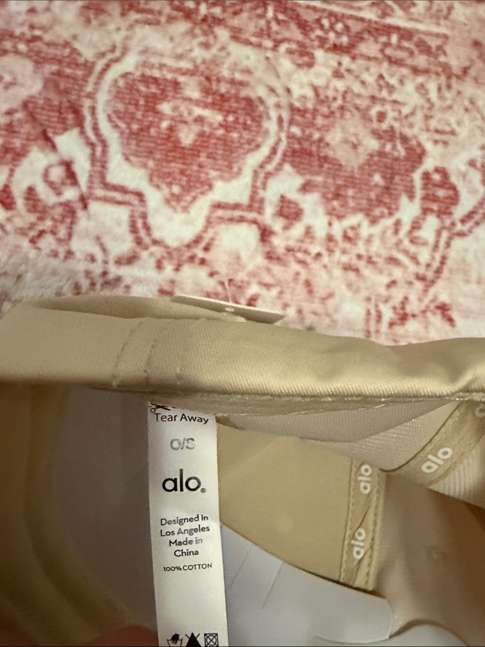 ALO Yoga Nude-Beige Logo Baseball Cap - Picture 7 of 7
